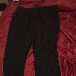 NY and CO pinstripe work pants